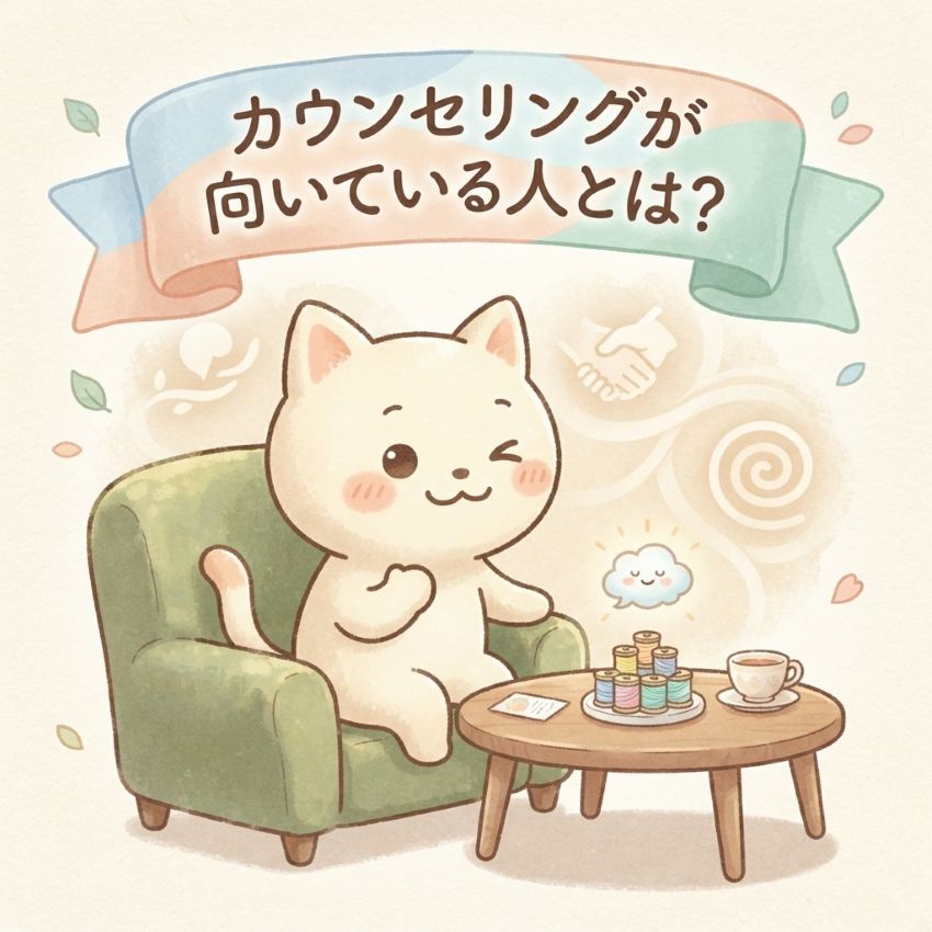 カウンセリングを安心して受けるイメージ