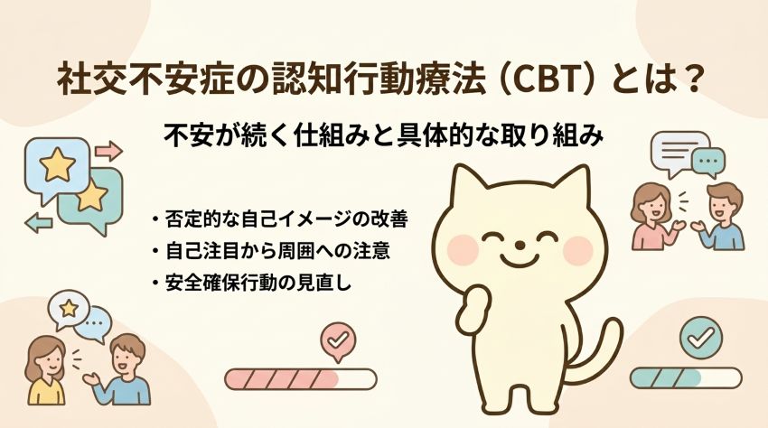 社交不安の認知行動療法